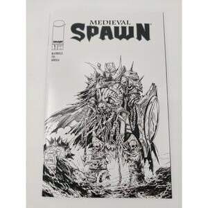 MEDIEVAL SPAWN #1 CVR B MCFARLANE & MATTINA B&W VAR